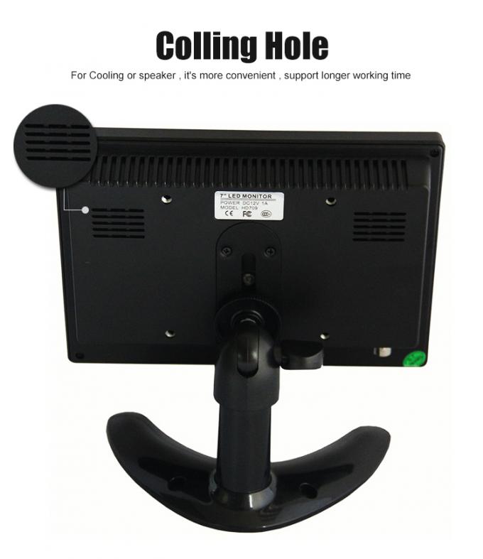 Industrial 7 Inch Embedded Waterproof Touch Screen Panel Monitor HDMi Plastic Case 1