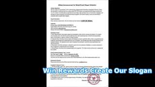 We are calling for original creative brand slogans, great rewards waiting for outstanding works.
