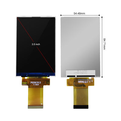 Polcd 320x480 Spi 3.5 Inch LCD Display Panel 450cd/m2 For Commercial