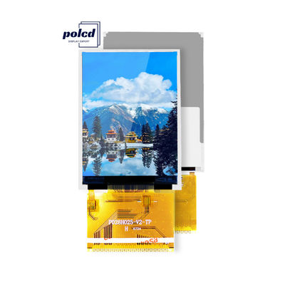 Polcd RoHS 2.8 Inch HD TFT Display 8080 MCU 16 Bit Tft Lcd Display