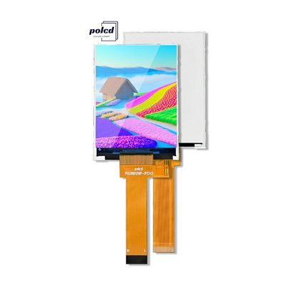 Polcd 2.8 Inch LCD Screen 240x320 MCU Interface Wide View Angle TFT Transflective LCD Module with ST7789P3-G6