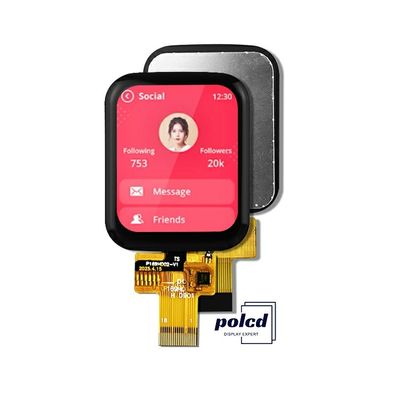 Polcd 1.69 Inch TFT Capacitive Touch Screen 240x280 Normally Black IPS LCD Module