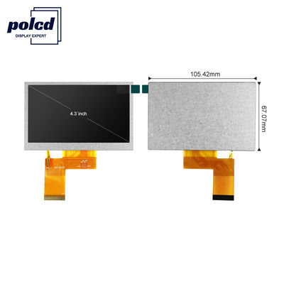 Polcd ST7262E43 4.3 Inch Capacitive Touch Screen 40 Pin Lcd 800x480 300 Nit